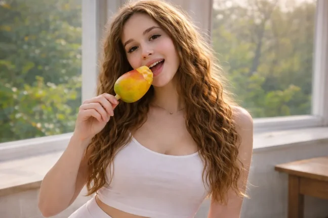 Viral Fruit Shaped Ice Cream Made at Home