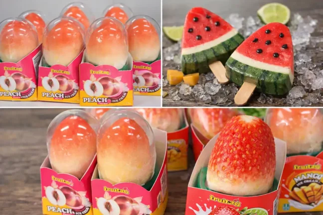 Viral Fruit Ice Cream Pops